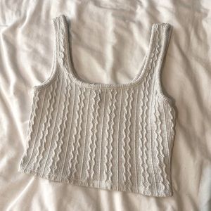 Knit tank top